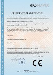 CE Certificate certificate from Changsha Renji Medical Equipments Co., Ltd.