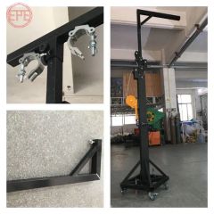Moving Hand Light Truss Stands with Wheels Color Black Origin China Shape Square Length 2.1m-7m Service 24hours HS Code - Image 4