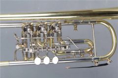 High Grade Rotary Trumpet (TR-400L) / Brass Instrument Trumpet - Image 4