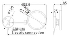 Cosmetic Hotel LED Light Make up Mirror - Image 3