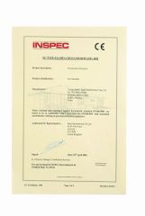 Eye Protector CE Certificate 1492 certificate from Yulong Safety Tools Manufacture Corp., Ltd.