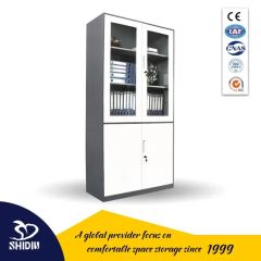 Factory Direct Multi-Function File Cupboard Office Bookcase with Glass Doors - Image 5
