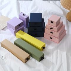 Jewelry Storage Box Custom Logo Square Pattern in Carton Packing - Image 4