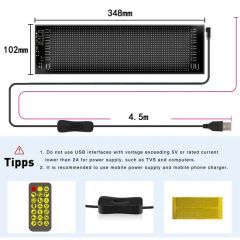 Customize Your Ride: Super Bright Programmable Car Rear LED Display - Image 3