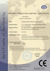 CE Certificate certificate from Shandong Hunglin Wood Industry Co., Ltd.