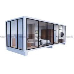 Used 20FT Container Base for Modular Home Coffee Shop Converted Transform Renovation Shipping Container House - Shandong Zongfab Modular Homes Co., Ltd.