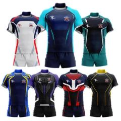 Custom Sublimation Printing Rugby Team Wear Team Rugby Shirt MOQ 1 PC Size Any Type Top Gender Unisex Origin Guangzhou Pattern - Image 6