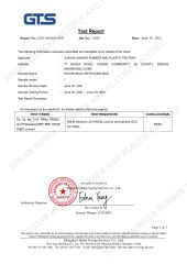 ROHS WOVEN BAG certificate from JUXIAN HONGFA RUBBER AND PLASTIC FACTORY