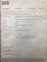 SGS certificate from Xiamen Gwell Sports Goods Co., Ltd.