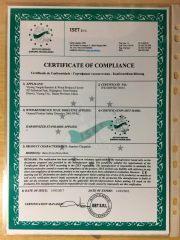 CE Certificate of chopsticks certificate of HUNAN TONGDA BAMBOO INDUSTRY TECHNOLOGY CO., LTD – certificate photo, supplier certificates section