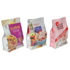 250 500 1000g Custom Stand-up Food Bags Resealable Zipper and Degassing Valve for Coffee Bean Nut Tea - Image 5