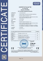 CE certificate from Shenzhen Coolseer Technology Co., Ltd.