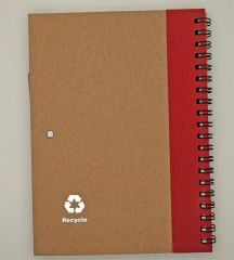 New Design Customized Spiral Notebook with Craft Paper Pen - Image 2