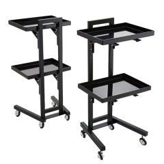 Favorable Rolling Metal Storage Utility Cart Mobile Cart Beauty Trolley - Image 3