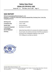 msds certificate from Guangzhou Kysiea Technology Co., Ltd.