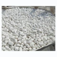 Chinese Natural White Pebbles Stone Round White - Profound Glass Co., Ltd