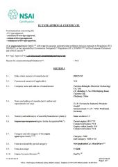 EURO V certificate of Taizhou Bronco Mechanical and Electrical Technology Co., Ltd. – certificate photo, supplier certificates section