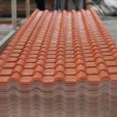 Premium PVC UPVC Synthetic Resin Corrugated Roof Tile with Resin Insulation - Image 1