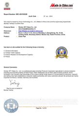 Certificate of made in china certificate from HF GLASS PRODUCTS CO., LIMITED