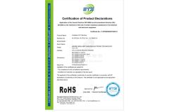 UVC rohs Certification certificate of Ningbo Haishu Forcar Imp. & Exp. Co., Ltd. – certificate photo, supplier certificates section