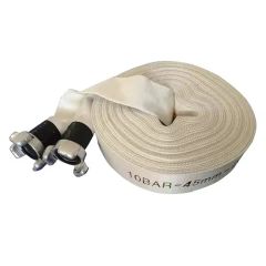 4 Inch Lay Flat Flexible Fire Hose with Couplings - Image 1