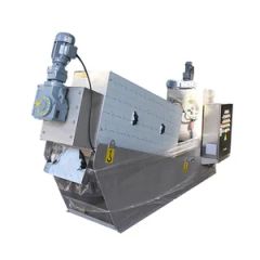 Polymer Multi Disc Hydraulic Sludge Dewatering Screw Filter Press ...