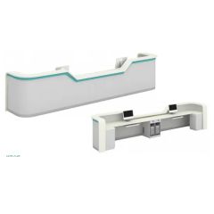 Modern Customized Reception Desk Nurse Station Hotel Commercial Counter - Image 5
