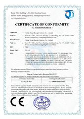 TABLE CE certificate of Foshan Diong Furniture Co., Ltd. – certificate photo, supplier certificates section