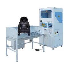 High Precision FUDA Artificial Polyester Fiber Stuffing Machine Dynamic Weighing for Women's Coat Jacket - Shanghai Fuda Down Fiber Filling Machine Co., Ltd.