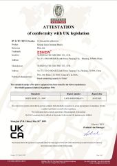 TERMINAL BLOCK UKCA certificate from Yueqing Yisi Electric Co., Ltd.