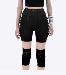 Knee Pad for Elbow Pant Support Tactic Guard Shin Motorbik and Set Strap Brace Neoprene Workout Motorcycle Auto Racing Wear - Image 2