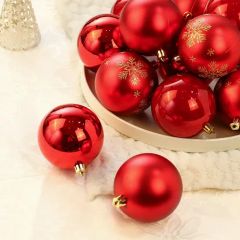 New Design Plastic Balls Tree Hanging Christmas Decoration Balls Ornaments - Image 2
