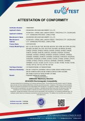 CE Certificate- saw machine certificate from Shandong Dechang Machinery Co., Ltd.