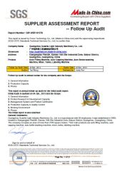 SGS factory field certificate certificate of Guangzhou Guanhe Light Industry Machinery Co., Ltd. – certificate photo, supplier certificates section