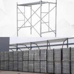 H Frame Scaffolding Galvanized Frame Layher Scaffolding Caster Wheel Construction Material - Image 3