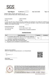 SGS certificate of JOYCE (HK) INTERNATIONAL LTD – certificate photo, supplier certificates section