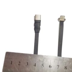 FPC Fpv Ultra Slim Customized USB Am to Type C Extension Cable Flat Ribbon USB Data Cable with Micro and Lightning Connectors USB 3.1 Type C to Am Angle Cable - Image 4
