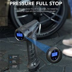 Friendly Car Tire Inflator Compact LCD Display Auto Stop Function - Image 1