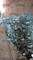Abc Cable Clamps Color silver Brand FITWELL Size as per GTP Weight 1.5kg/set Packaging Size loose Available Sizes 50x6, 50x8, - Image 2