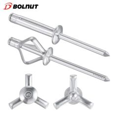 Tri-Grip Rivets, Aluminum Blind Rivets, Tri-Grip Boat and Kayak Rivets, Tri-Fold Rivets, Bulb Style Rivets - Image 1