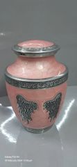 TASTIE DOWN PINK ALUMINIUM METAL CREMATION FOR ASHES. Color All Material - Image 1
