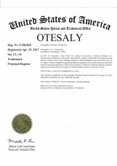 USA Trademark certificate from Hangzhou Hafiller Medical Technology Co., Ltd.