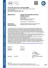 syringe with needle CE certificate2 certificate of Sheenrise Medical Trade Co., Ltd. – certificate photo, supplier certificates section