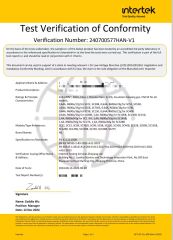 CE LVD Certificate certificate from Qingdao Yunlei Electric Applicance Co., Ltd.