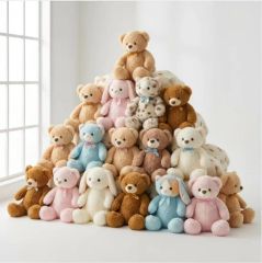 Wholesale Claw Machine Plush Toy Stuffed Animal Doll OEM Factory Supply - Image 5