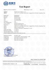 CPSIA certificate from Shenzhen Enmei Trading Co., Ltd.