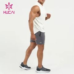 Mens High Quality Drawstring Invisible Zippers Skinny Shorts - Image 5