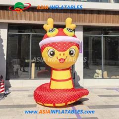2025 New Year Snake Mascot Inflatable Decoration Inflatable Cartoon Snake - Image 2