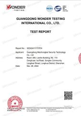 RoHS certificate from Guangdong Meizhongkai Security Technology Co., Ltd