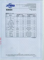 ZAIQ for plastic(2) certificate from Ningbo Yaohui Plastic Co., Ltd.